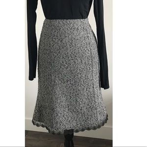 Mermaid style herringbone skirt